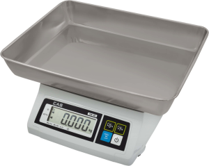 Весы порционные CAS SW-5 (RS-232), с платформой-чашей India