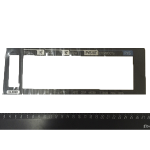 Компл. части к весам/ CAS CL3000-B стекло дисплея (Front)
