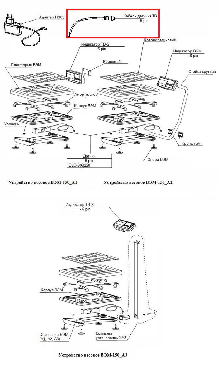 Кабель датчика ТВ-0-6х1,6-6 Тв6.649.089ПФ Масса-К ВЭМ-150